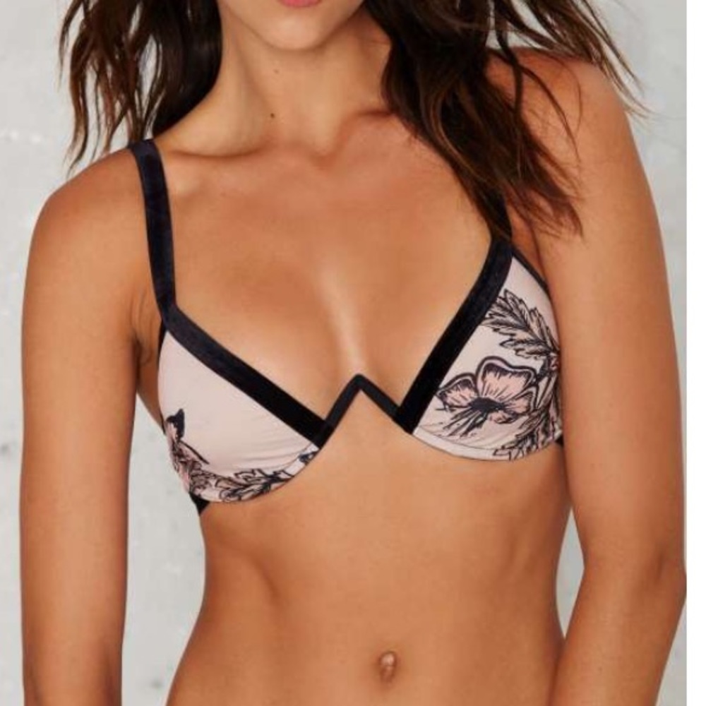 For Love and Lemons Iris Illusion Bra